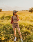 The Horsebit Tank in Taupe