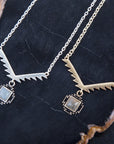 Aztec Labradorite and Bronze Necklace