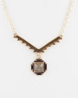Aztec Labradorite and Bronze Necklace