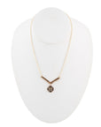 Aztec Labradorite and Bronze Necklace