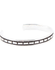 Geometric All Sterling Silver Cuff Bracelet