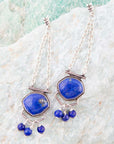Go West Blue Lapis and Sterling Silver Drop Earrings