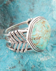 Go West Blue Turquoise and Sterling Silver Ring