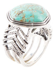 Go West Blue Turquoise and Sterling Silver Ring