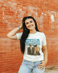 God Bless America Cowboy Trump Graphic Tee