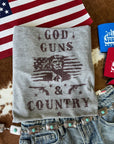 God, Guns and Country Trump Graphic Tee
