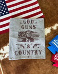 God, Guns and Country Trump Graphic Tee