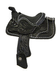 AJ Tack 2 Inch Seat Decorative Western Saddle