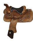 AJ Tack 2 Inch Seat Decorative Western Saddle