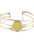 Green Jasper Cuff Bracelet