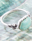 Laurel Turquoise and Sterling Ring