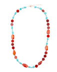 Headed West Long Carnelian Necklace