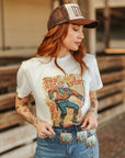 Hell I Won't Vintage Cowboy Graphic Tee