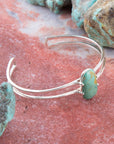 High Class Turquoise and Sterling Silver Cuff Bracelet