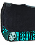 HILASON 31 In X 30 In Western Horse 100% Wool Felt Saddle Pad