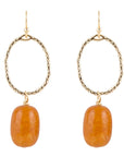 Honey Jades Drops Earrings