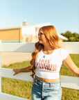 Hot Cowgirl Summer Babydoll Graphic Tee