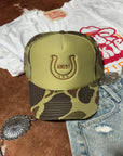 Howdy Horseshoe Embroidered Trucker Hat