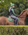 LeMieux Suede Close Contact Square Hunter Green