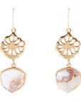 Idaho Opal and Bronze Earrings