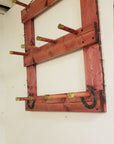 12B - Ball Cap Hat Rack - 12 Baller Functional Western Decor Cowboy