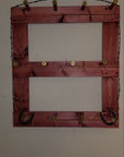 12B - Ball Cap Hat Rack - 12 Baller Functional Western Decor Cowboy