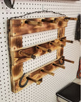 12B - Ball Cap Hat Rack - 12 Baller Functional Western Decor Cowboy