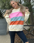 Leilani Patchwork Sweatshirt