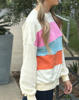 Leilani Patchwork Sweatshirt