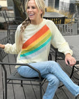Penelope Striped Pullover Sweatshirt