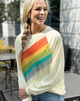 Penelope Striped Pullover Sweatshirt