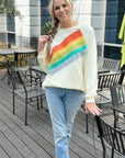 Penelope Striped Pullover Sweatshirt