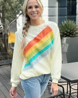 Penelope Striped Pullover Sweatshirt