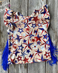 Shea Baby Patriotic Fringe Top