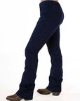 Navy Cowgirl Tuff Work Hard Play Hard
