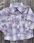 Lavender Toddler Western Shirt