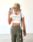 SALE The Cowgirl Mini Tee in Cream