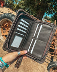 The Wesson (Brown Leather) Wallet a Haute Southern Hyde by Beth Marie Exclusive