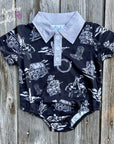 Shea Baby Wild West Polo Onesie
