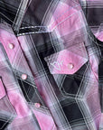 Pink Plaid Toddler Western Shirt