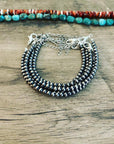Sterling silver Pearls Bracelet