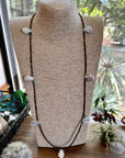 38 inch long fresh water pearl necklace