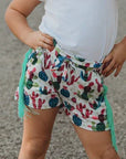 Shea Baby Cactus Fringe Shorts