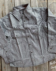 Boy’s Charcoal Diamond Western Shirt