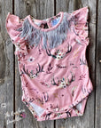 Shea Baby Antler Fringe Onesie