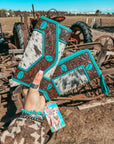 The Turquoise Dreams Wallet a Haute Southern Hyde by Beth Marie Exclusive