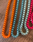 Color chain bike necklace 16 inch