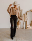 The Serena Pant in Washed Black