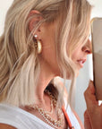 The Willa Puffy Hoop Earring
