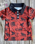 Shea Baby Rust Indian Polo Shirt